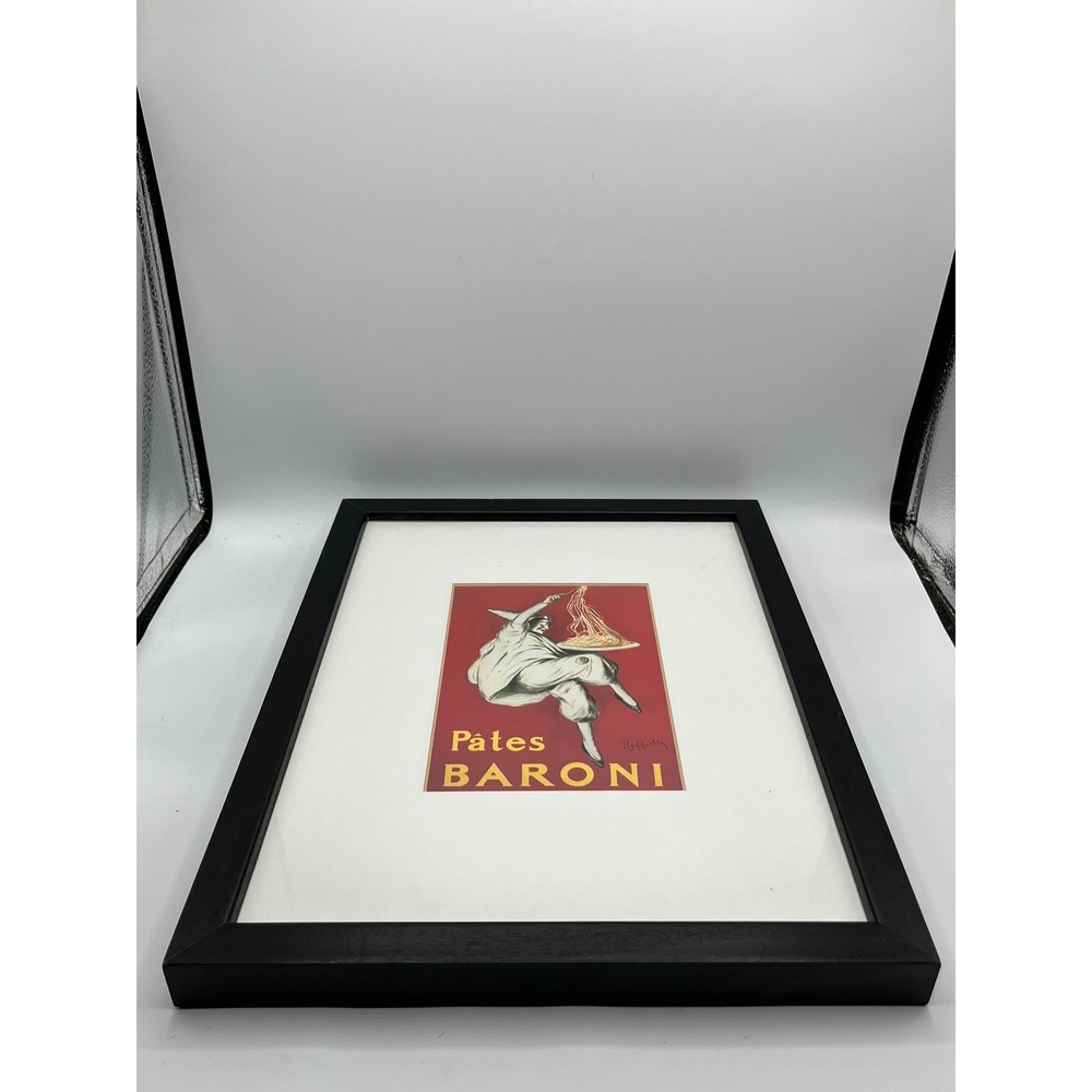 Leonetto Cappiello Pates Baroni Vintage Ad Framed Art Print 11x14 Pasta Decor - Picture 5 of 11